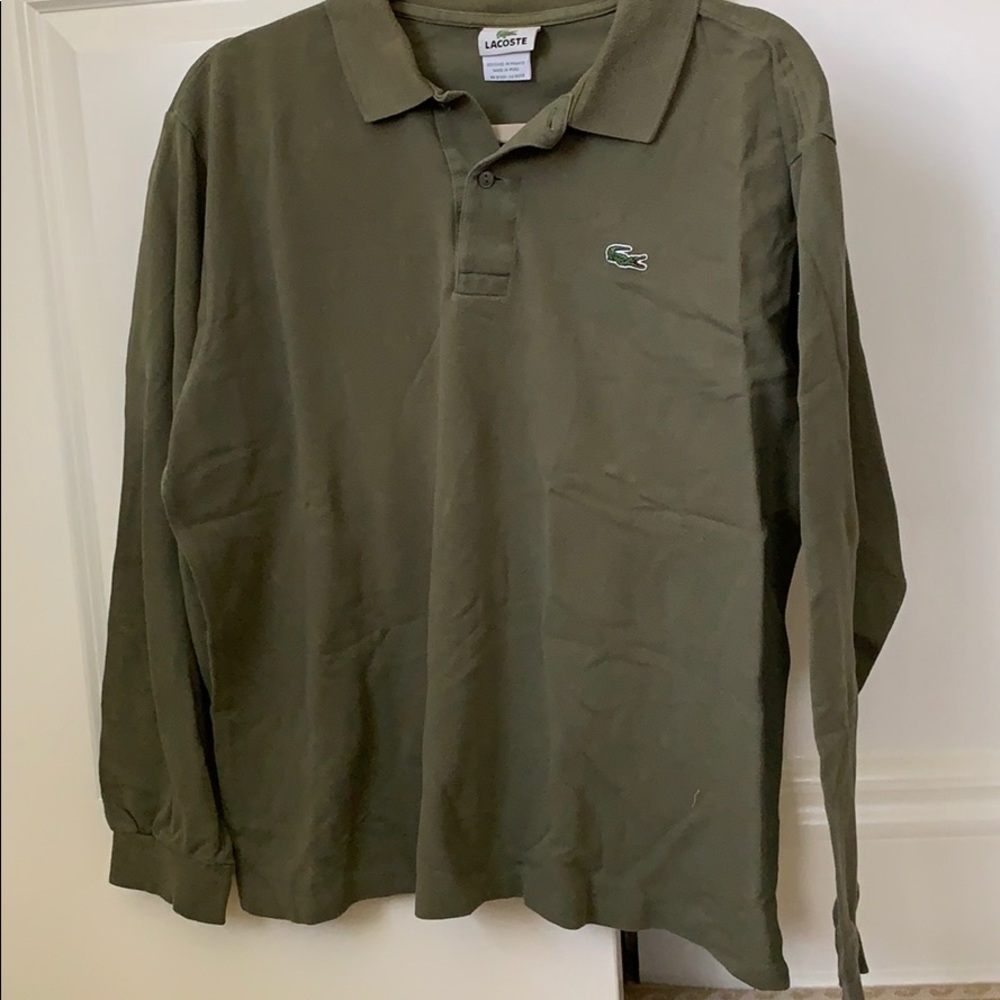 Men’s long sleeve prima cotton polo